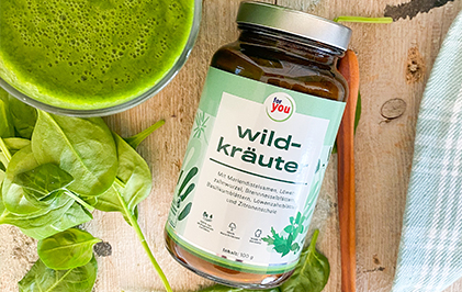 rezept-green-power-smoothie-mit-for-you-wildkräuter