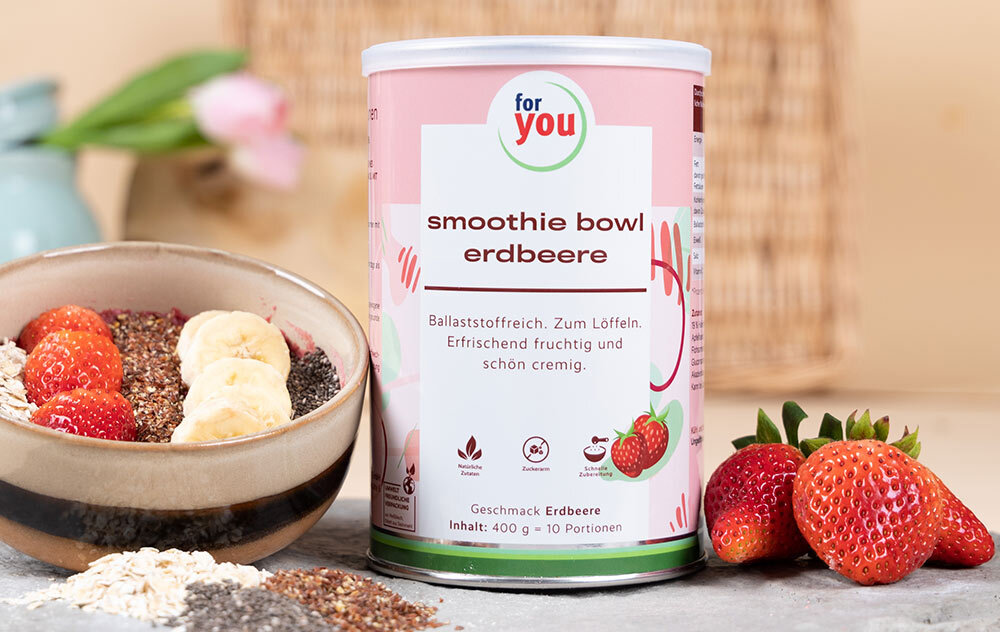 for you smoothie bowl erdbeere - Notvorrat