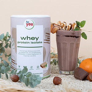 Pressebilder whey protein isolate - Haselnuss-Schokocreme